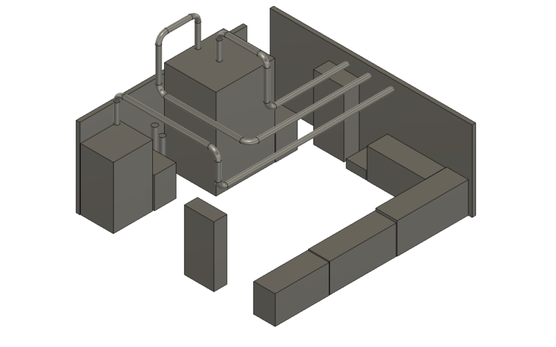 Lab Layout Isometric 1